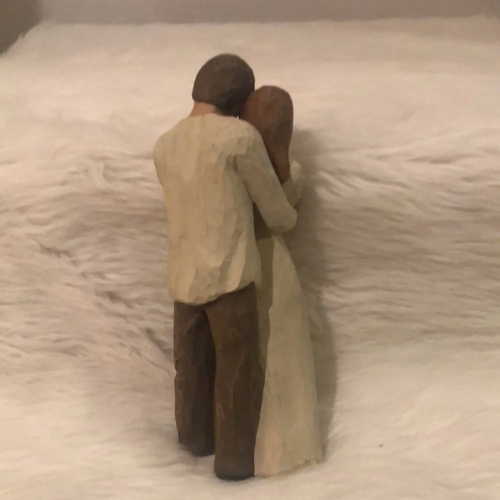 Willow Tree “Together” 2001 Man and Woman Embracing Figurine - Picture 3 of 5